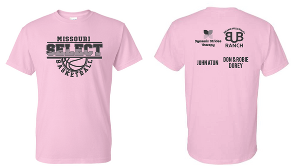 Missouri Select T shirt-Light Pink