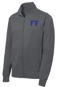 Fairveiw Flyers Gray Fleece Full-Zip Jacket