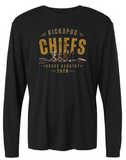 Kickapoo Chiefs XC Polyester Shirt on black