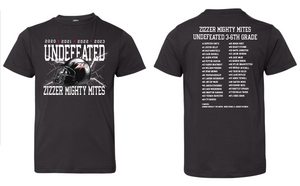 6th grade Mighty Mite Undefeated Shirt