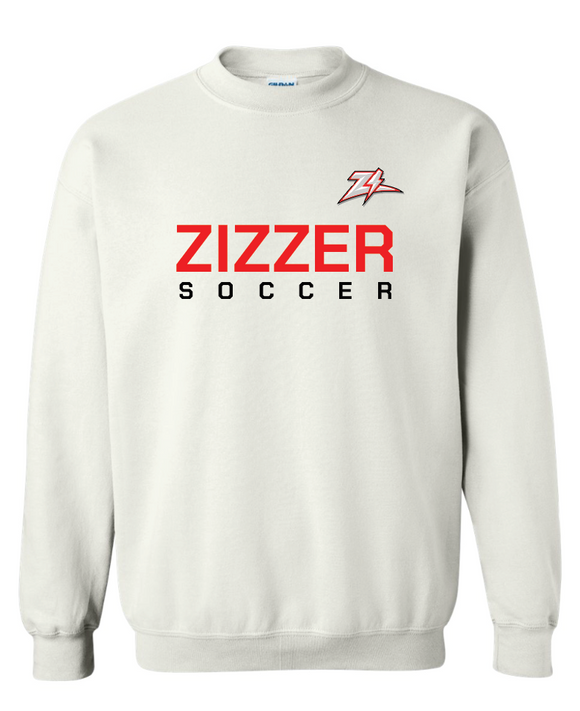 Lady Zizzer Soccer White Crewneck Alternate