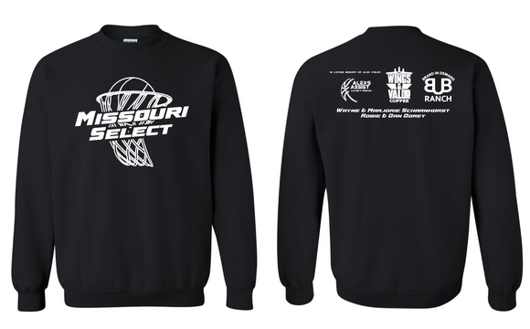 Missouri Select Basketball Crewneck (Black)