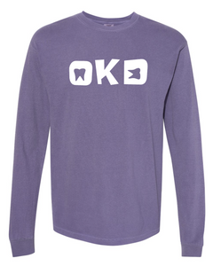 Ozark Kids Dentistry Comfort Color Long Sleeve T shirt