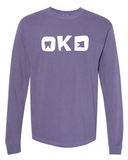 Ozark Kids Dentistry Comfort Color Long Sleeve T shirt