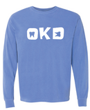 Ozark Kids Dentistry Comfort Color Long Sleeve T shirt