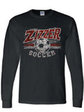 Zizzer Soccer Distressed
