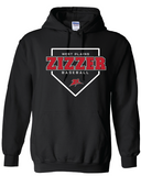 Zizzer Baseball Hooded Sweatshirt