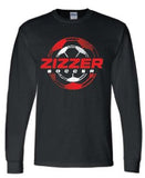 Zizzer Soccer Black Shirt