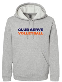 Club Serve Adidas Gray Hooded Sweatshirt