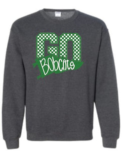 Bobcat Football GO BOBCATS Crewneck