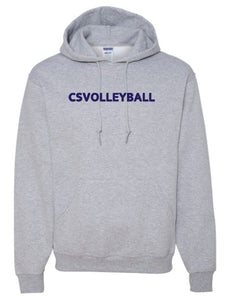 Club Serve Gray Hooded Sweatshirt