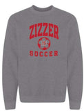 Zizzer Soccer Personalized Gray Shirt