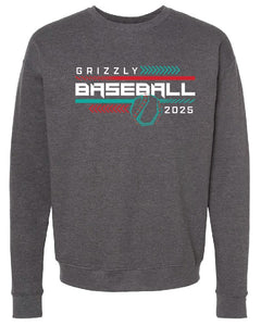 Grizzly baseball Crewneck