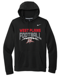 West Plains Middle School Football Hooded Nike