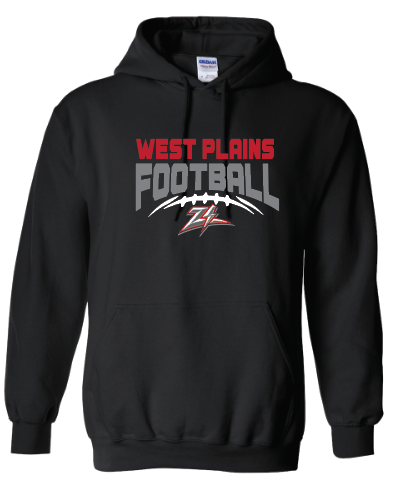 West Plains Middle School Football Hooded Sweatshirt