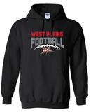 West Plains Middle School Football Hooded Sweatshirt