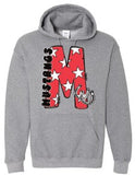 Mustangs Big M on Dark Gray