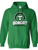 Bobcat Football Power of the T Hooded Sweatshirt