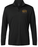 Kickapoo Chief XC Lightweight polyester 1/4 zip on black