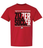 Zizzer Soccer Red Shirt