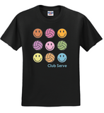 Club Serve Smiley T shirt