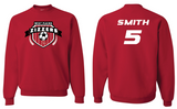 Zizzer Soccer PERSONALIZED Red Design