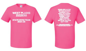 Zizzer Girls State Swim T shirt
