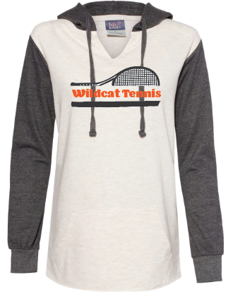 Wildcat Tennis Color block hooded sweatshirt