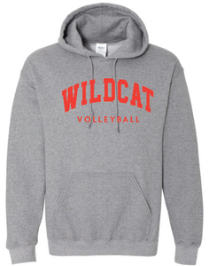 Wildcat Volleyball Gray Hoodie